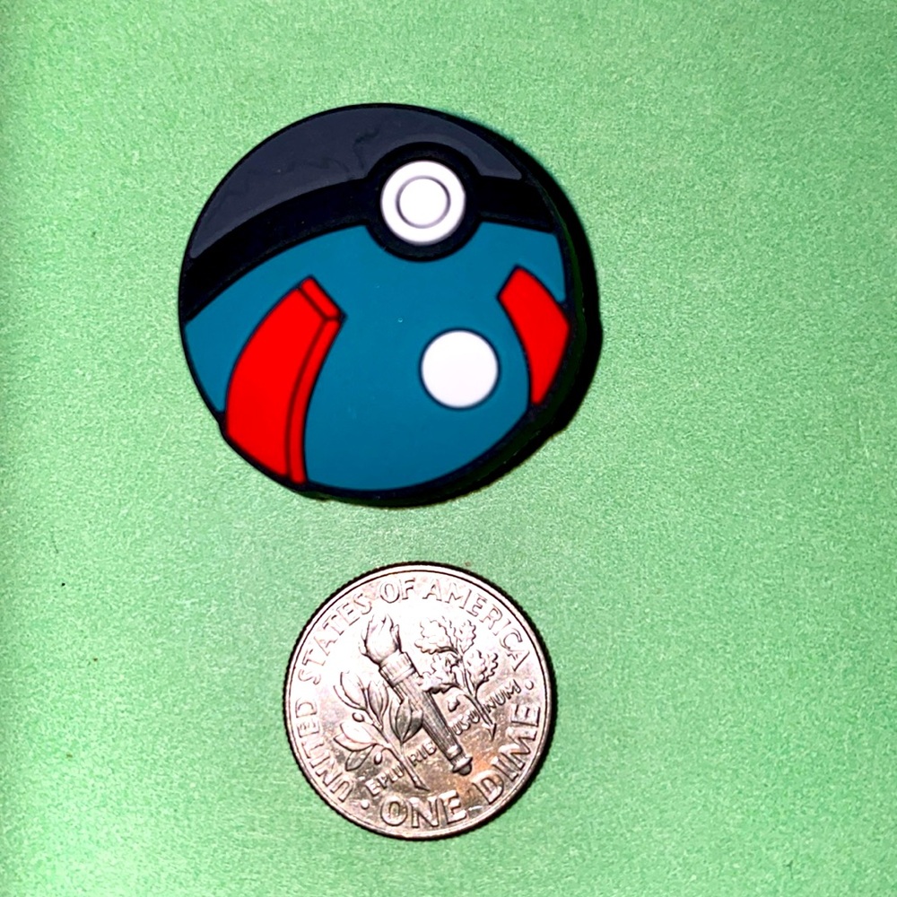 (10 for $15) Pokémon Pokemon Great Ball 1 Crocs Shoe Charms
